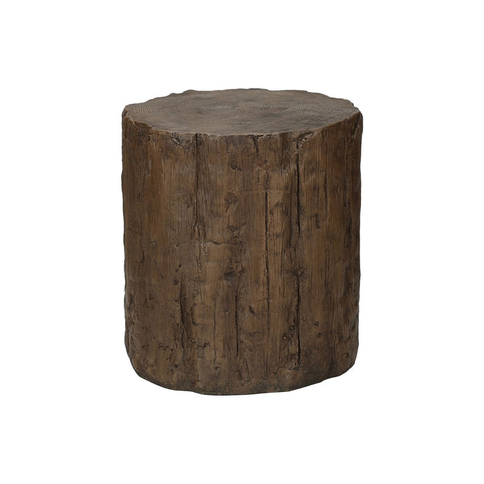Contemporary Round Accent Table, Indoor / Outdoor