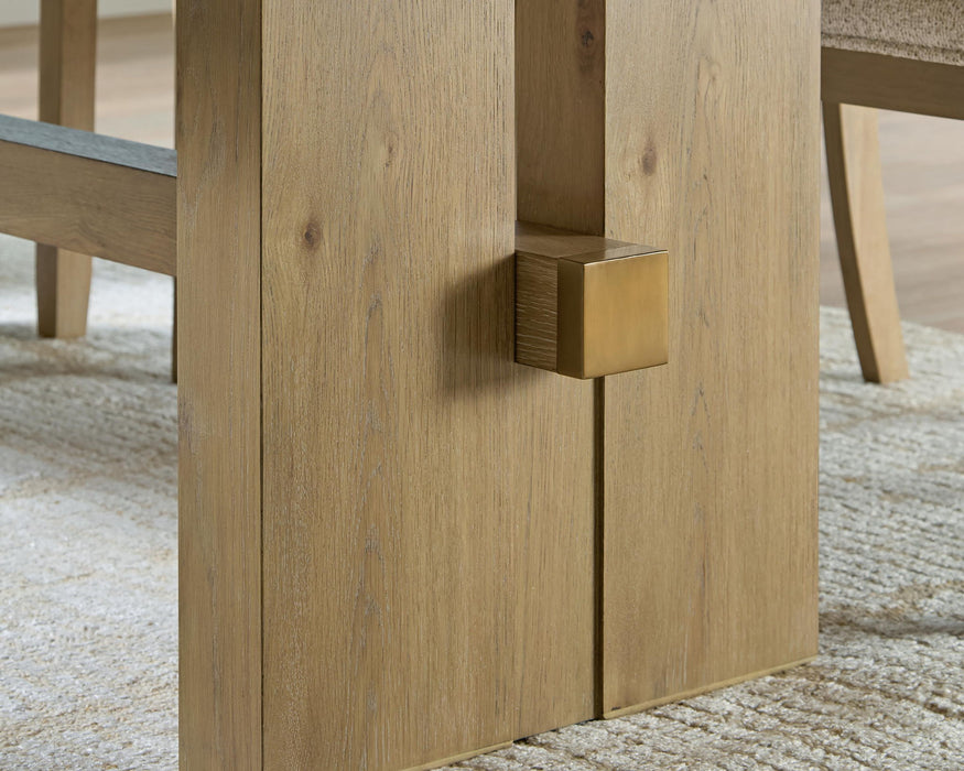 Lasinger - Rectangular Dining Room Extension Table - Light Brown