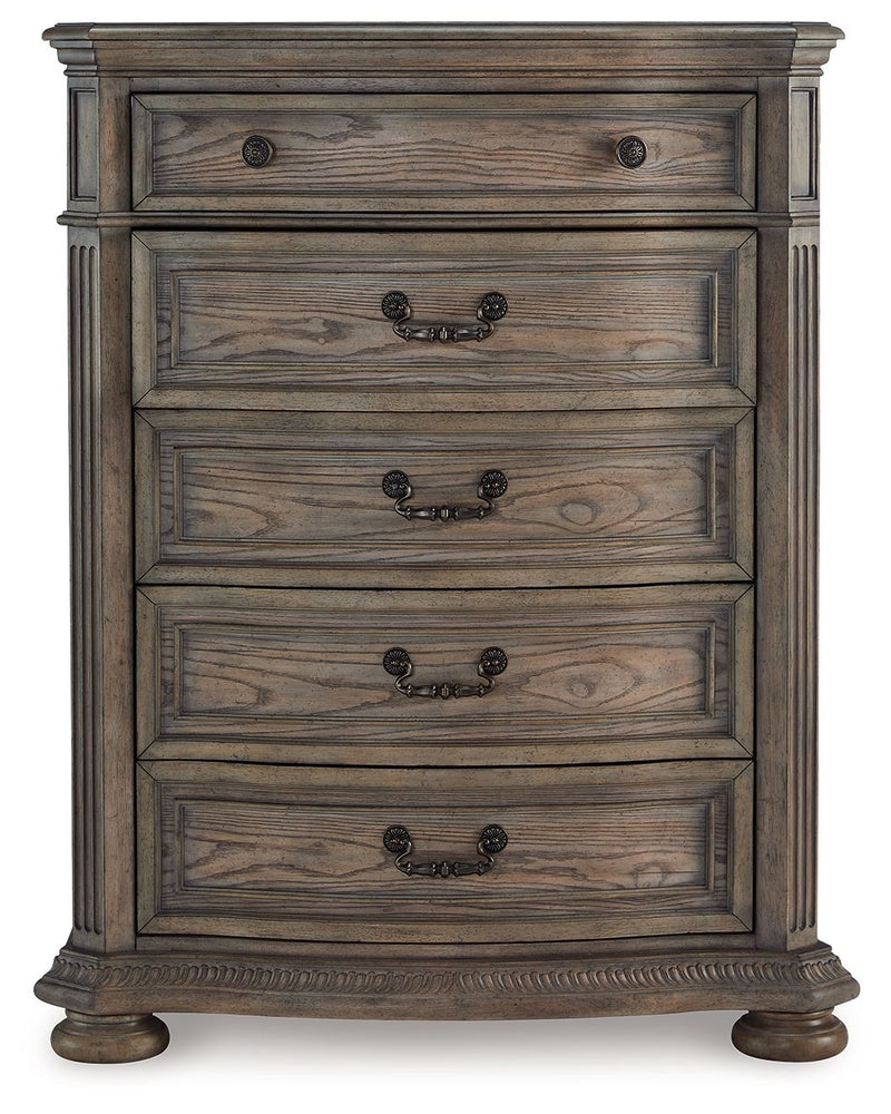 Ardenfield - Five Drawer Chest - Light Brown