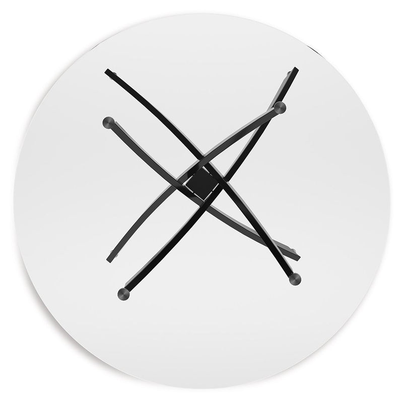 Pharwynn - Round Dining Room Table - Black