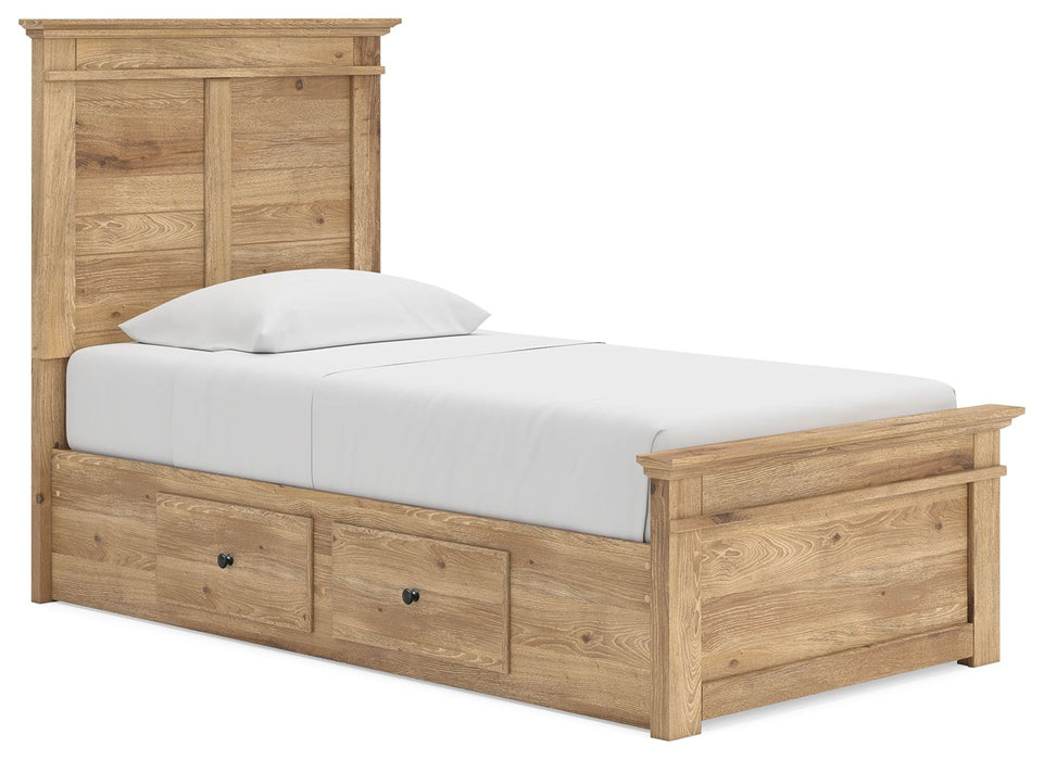 Makidern - Panel Storage Bed