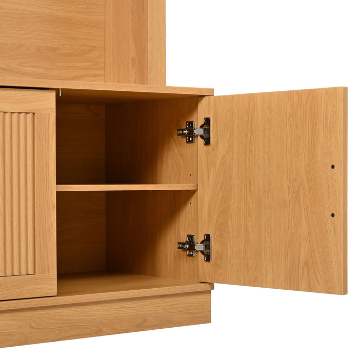 Arched Top Hall Tree With 5 Hooks