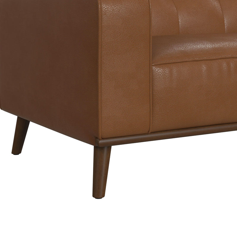 Destiny - Loveseat With Wood Front