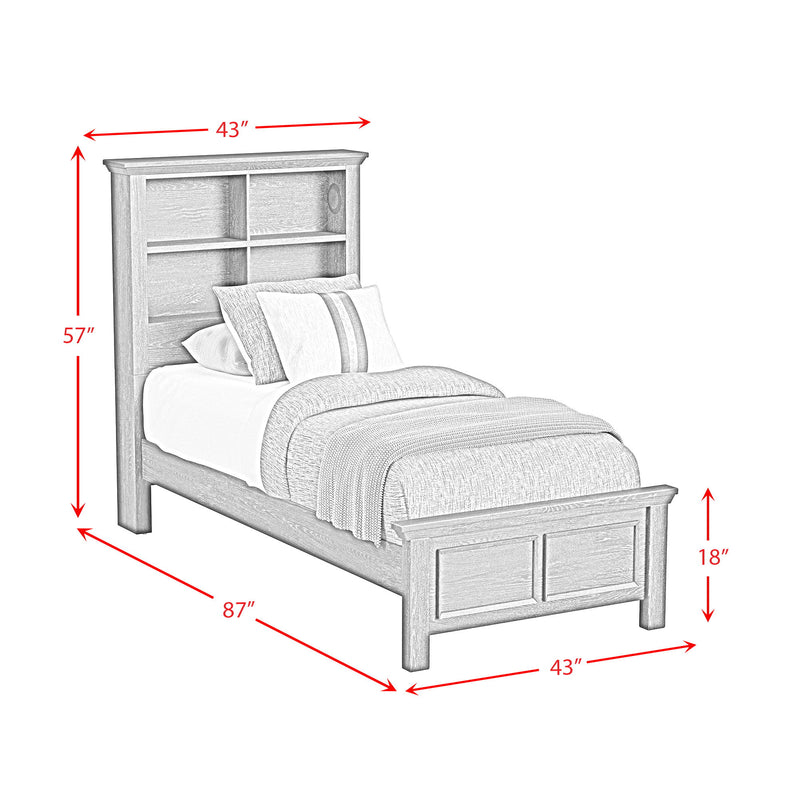 Hampton Kids - Bookcase Bedroom Set