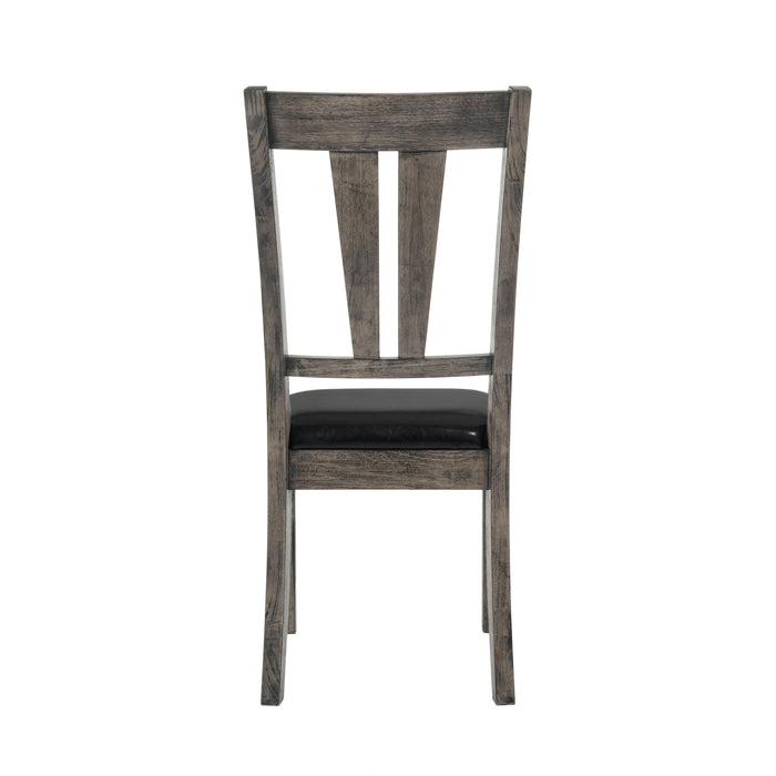 Nathan Fan Back Chair W/Pu Seat (2 Per Pack)