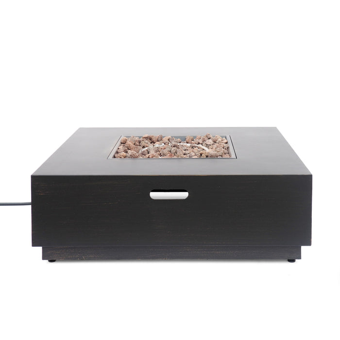 Modern Square Fire Pit With 50, 000 Btu