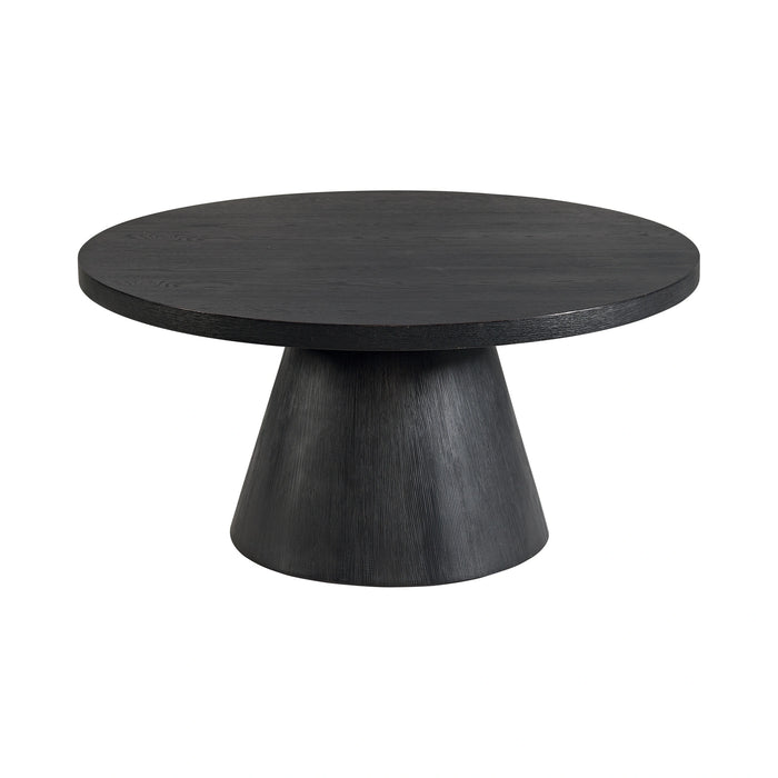 Portland 2PC Occasional Table Set in Black-Coffee Table & End Table