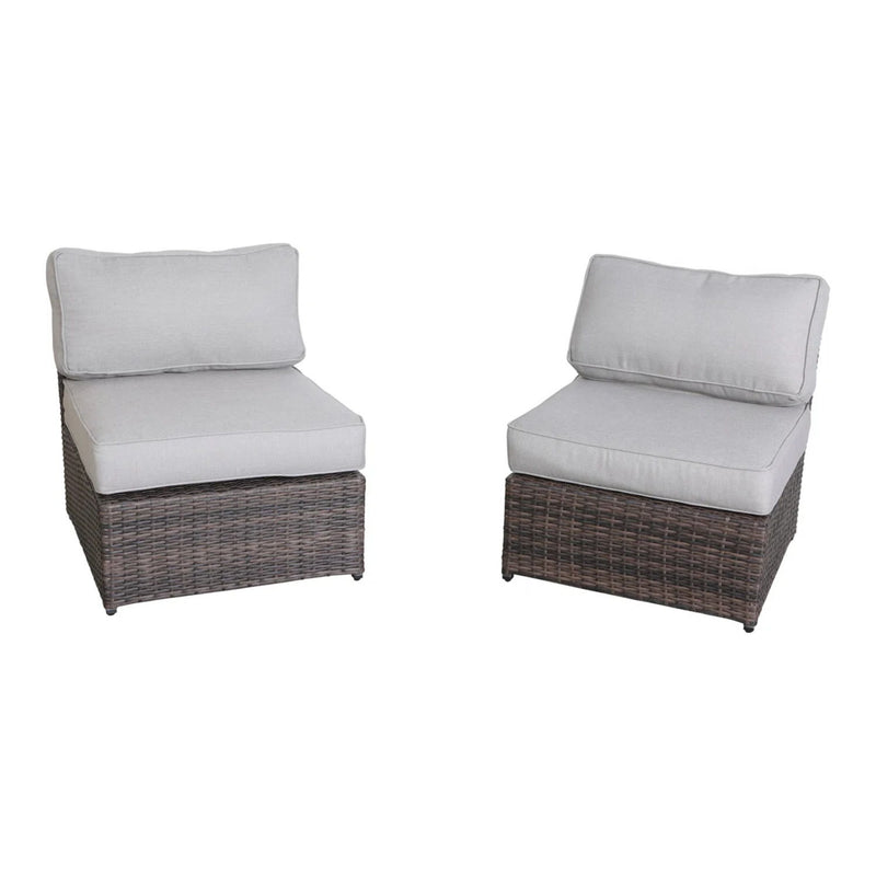 Stylish Modular Wicker Patio Seating Group