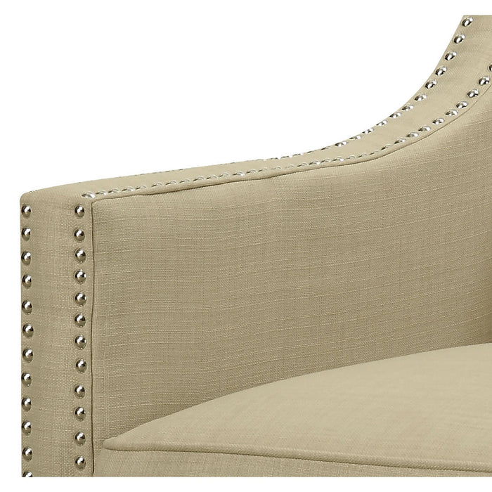 Erica 497 Chair W/Chrome Nails Heirloom Natural (ISTA 3)