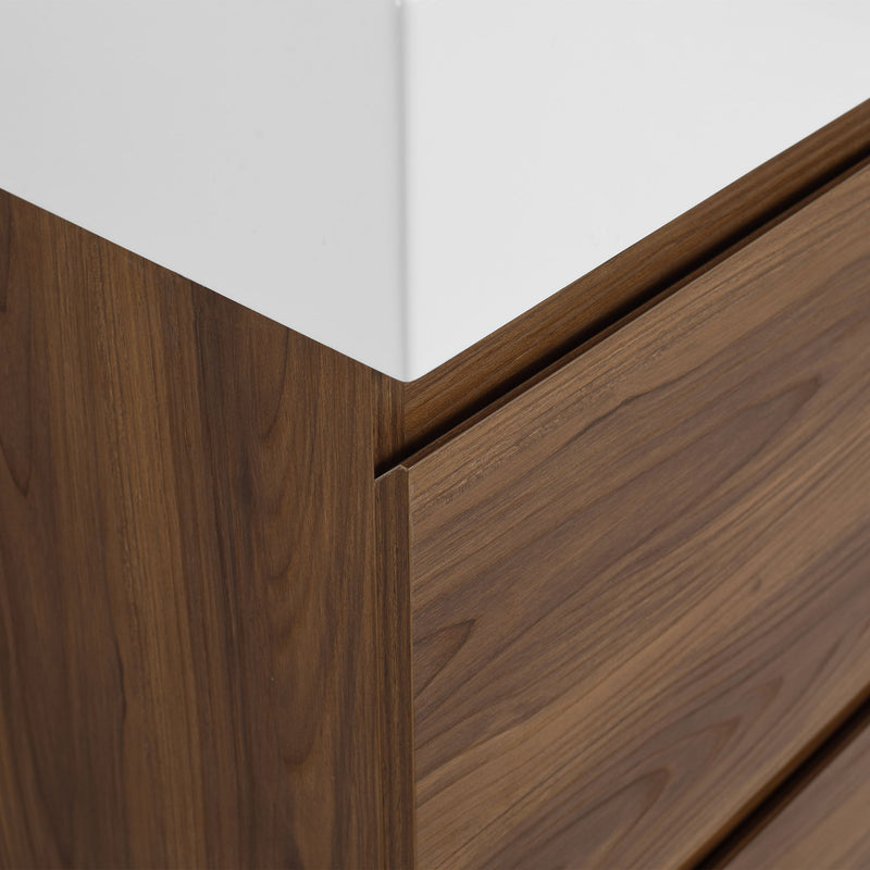 Modern Freestanding Bathroom Vanities With Single Sink Combo