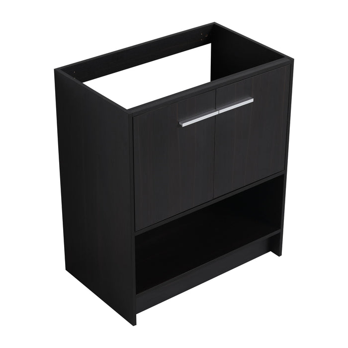 Modern Freestanding Bathroom Vanity With 2 Doors