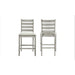 Pascal Ladderback Counter Chair (2 Per Carton)-Driftwood