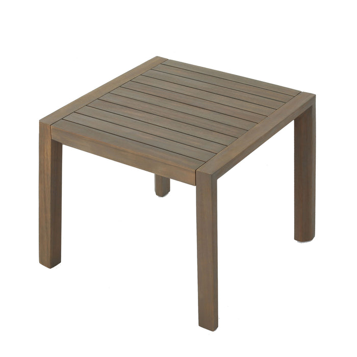 Celestaria - 3 Piece Outdoor Chat Set With Adirondack Chairs, Cushions And Side Table