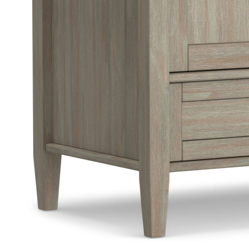 Warm Shaker - TV Media Stand Handcrafted - Light Brown
