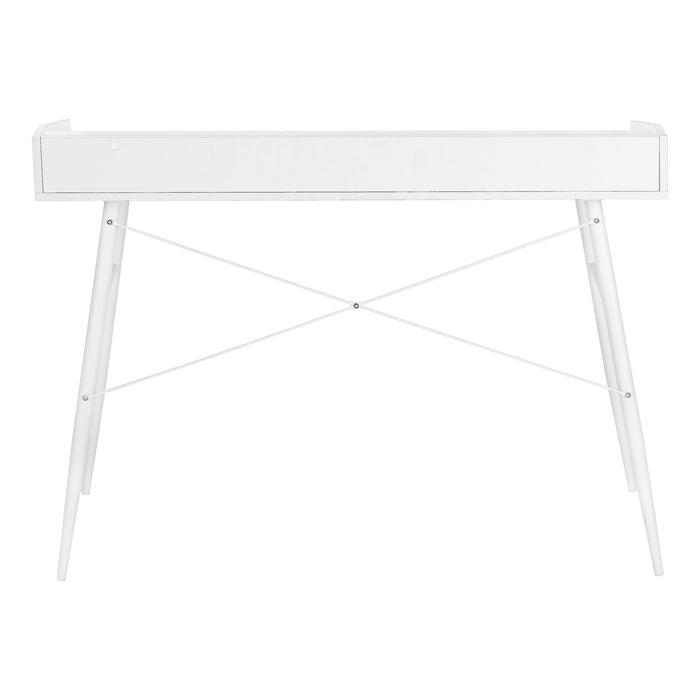 Computer Desk For Home Office, Laptop Storage Shelves, Contemporary & Modern