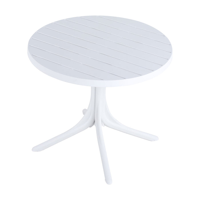 Modern Lounge Chair Set With Round Table