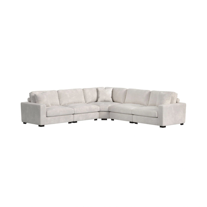 Arizona Modular Armchair/Chaise with 1 Pillow 20" in Steno Beige
