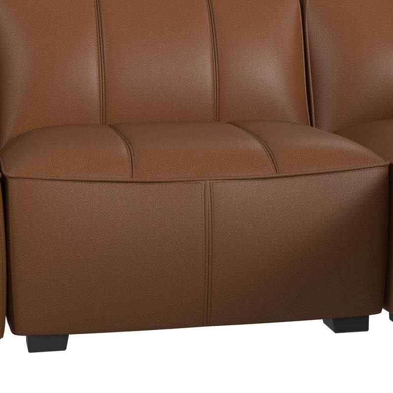 Blake - Modular 6 Piece Living Room Set - Pebble Tan