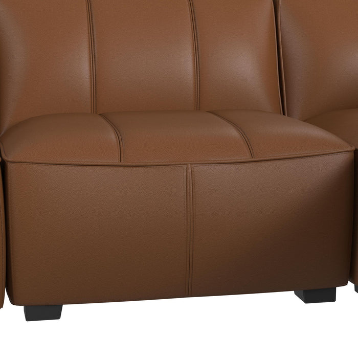 Blake - Modular 6 Piece Living Room Set - Pebble Tan