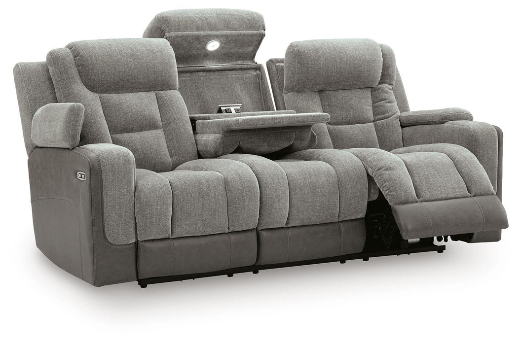 Mixed Motion - Power Reclining Sofa With Adjustable Headrest