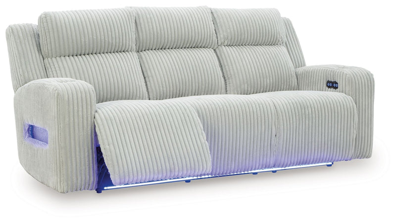 Forest Lake - Power Reclining Sofa With Adj Headrest