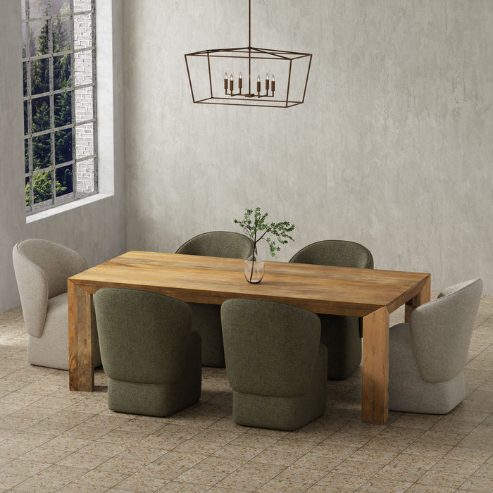 Crossings - Downtown Rectangular Dining Table - Amber