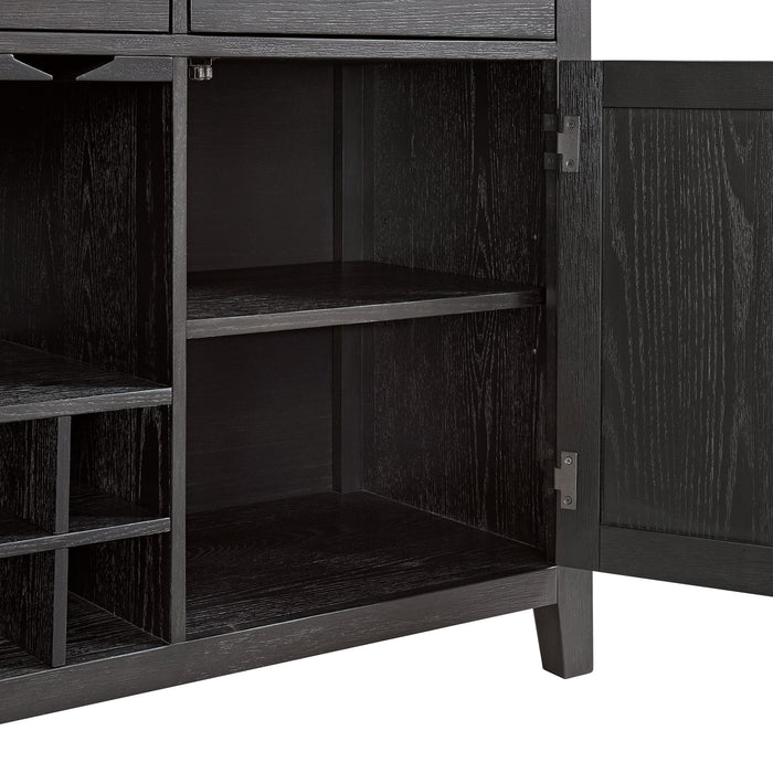 Axel - Server - Light Gray / Espresso