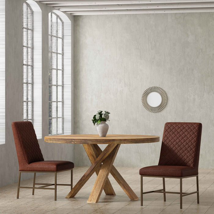 Crossings - Downtown Round Dining Table - Amber