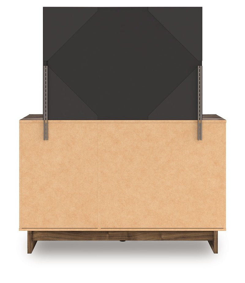 Chirason - Dresser And Mirror - Brown