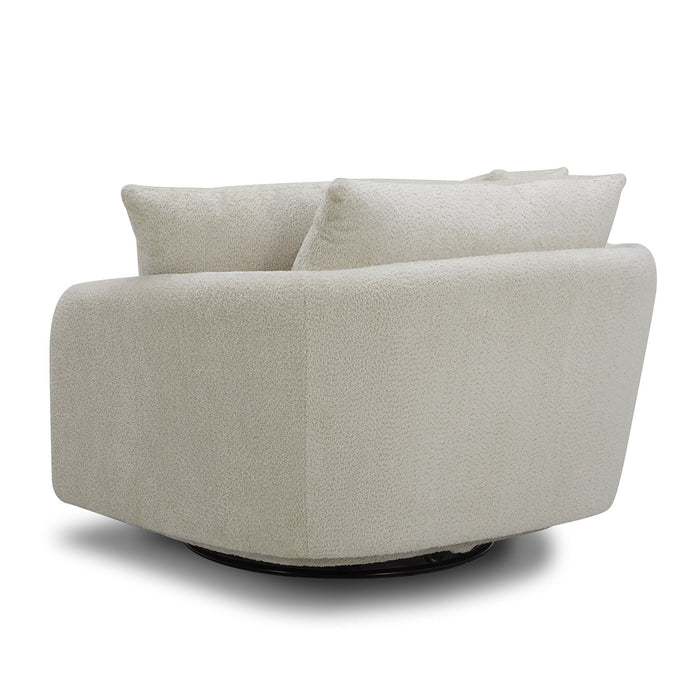 Boomer - Large Swivel Chair with 2 Pillows