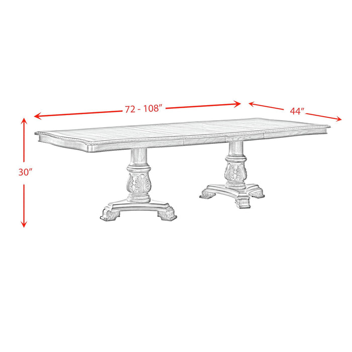 Madison Park - Rectangular Dining Table With 2 Leaves - Walnut