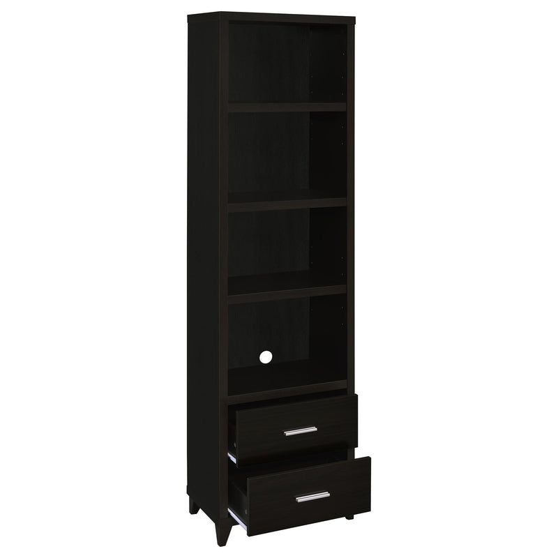 Barnaby - 4 Piece Rectangular Entertainment Center - Cappuccino