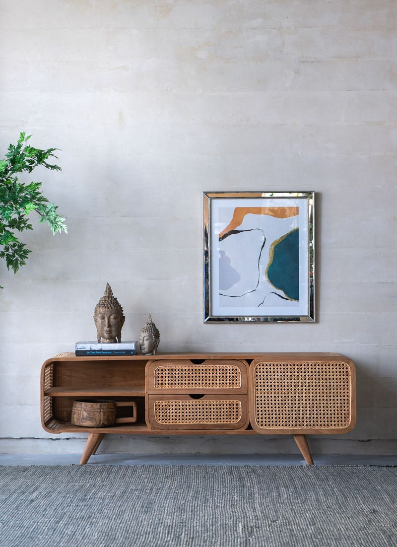 Teak Cabinet - Natural Wood / Brown