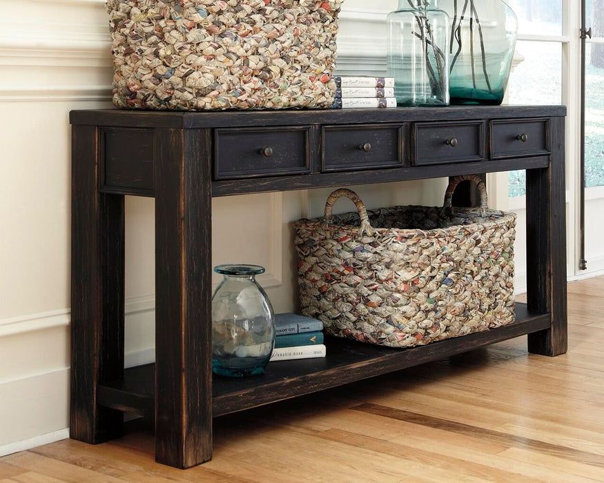 Gavelston - Sofa Table - Black