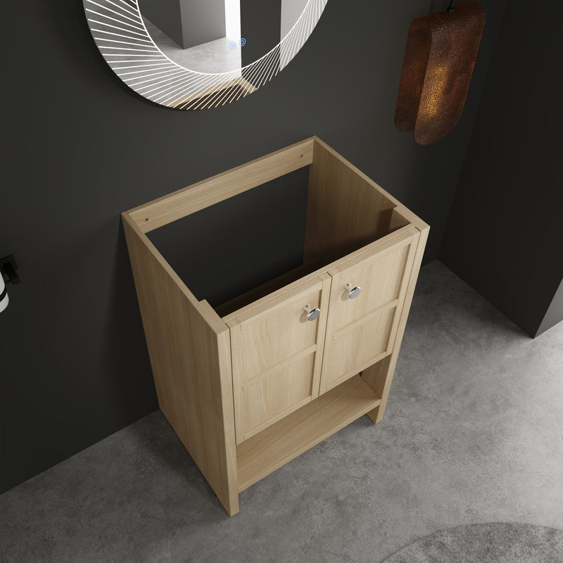 Modern Freestanding Bathroom Vanity With 2 Soft Closing Doors