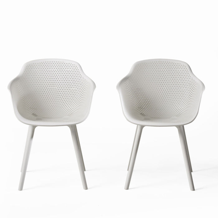 Lotus - Chair (Set of 2) - White