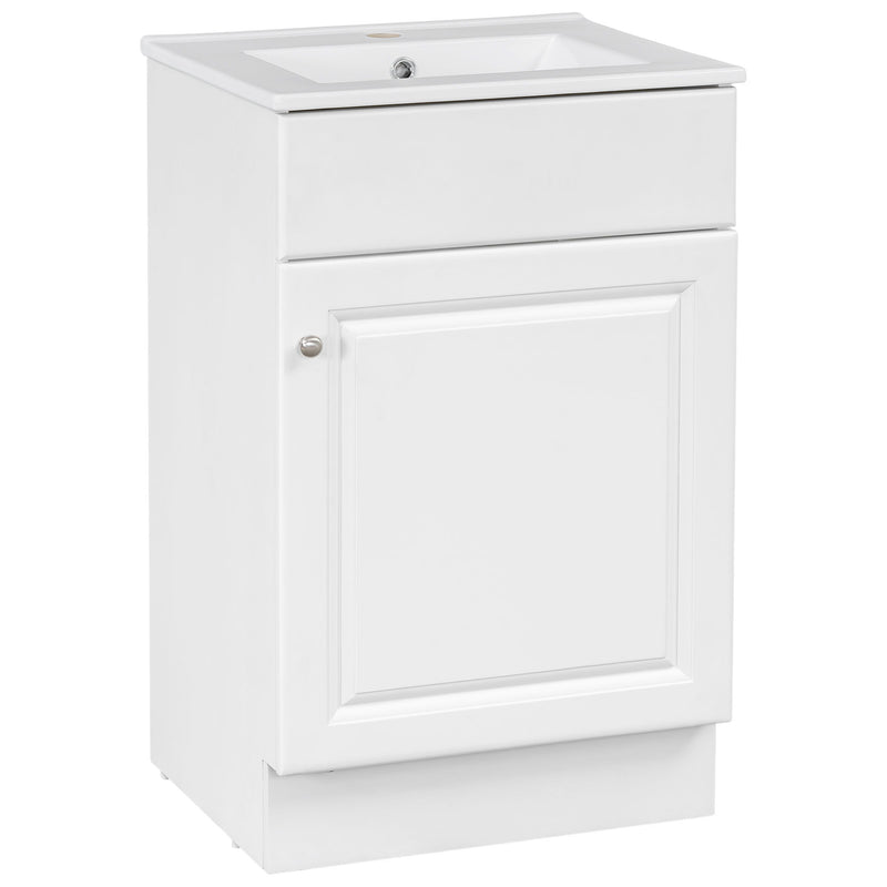 Bathroom Vanity With Sink, Cabinet With Adjustable Shelf