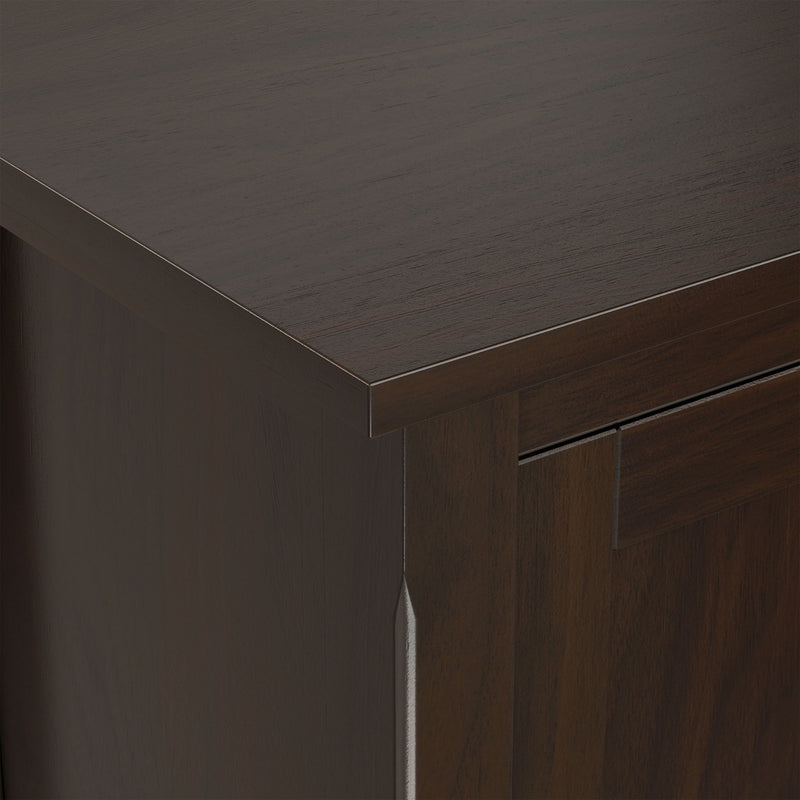Warm Shaker - TV Media Stand Handcrafted - Tobacco Brown