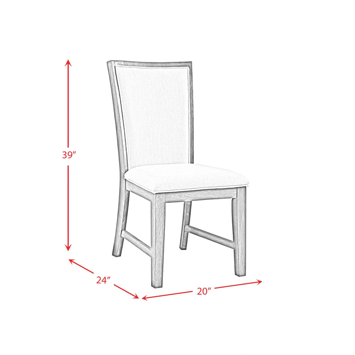Grady 7PC Dining Set-Table & Six Slat Back Chairs