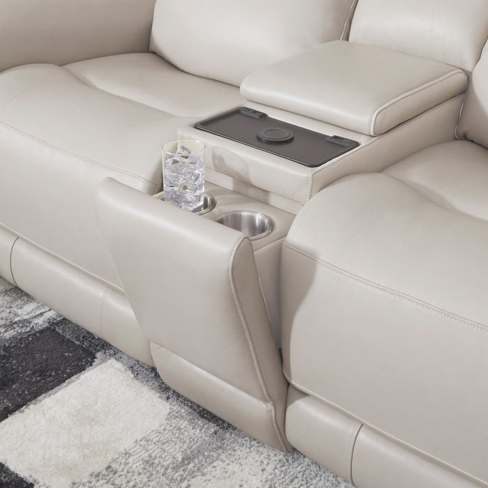Easton - Zero Gravity Power Reclining Tilt Console Loveseat P3