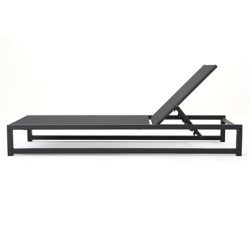 Chaise Lounge With 5 Reclining Positions, Outdoor Patio Lounge Chairs
