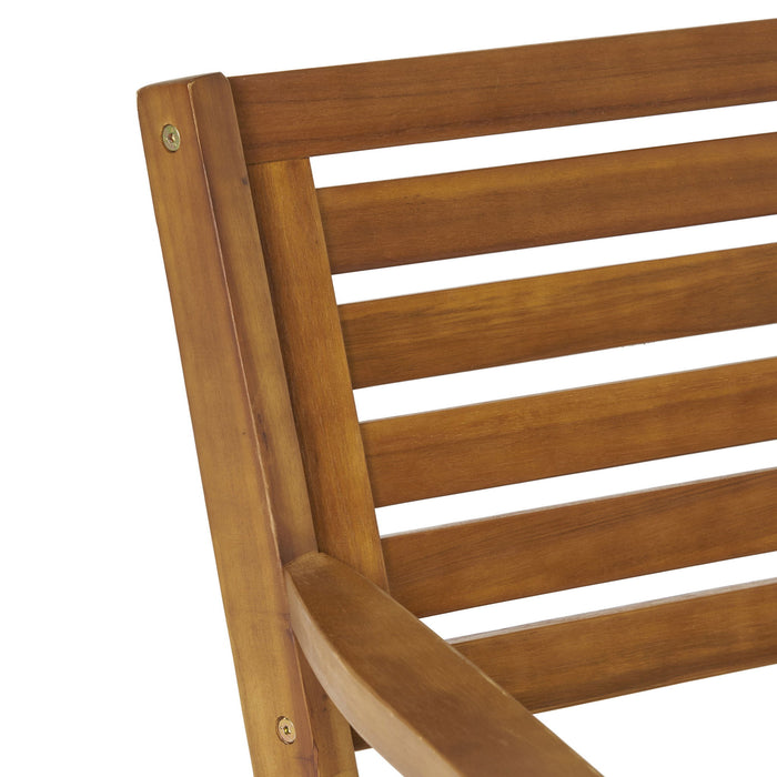 Outdoor Hermosa 7 Piece Wood Dining Set With Cushions - Teak