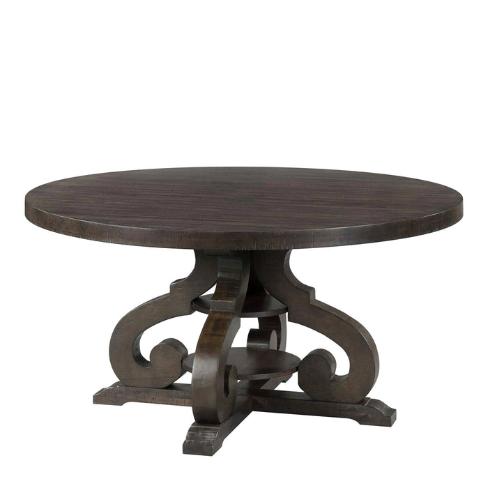 Stone Round 7PC Dining Set-Round Table & 6 Chairs