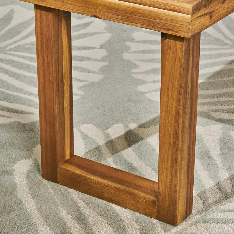 Outdoor Dining Set - Sandblast Natural Finish