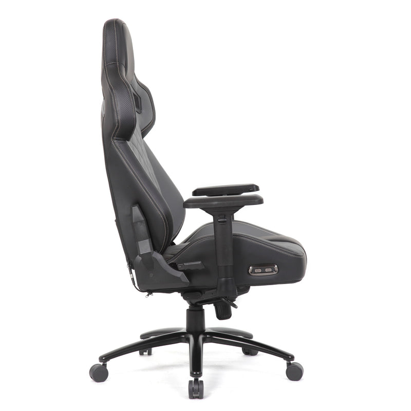 Gaming Chair With 4D Armrests, High Back Office Chair - Black / Gray
