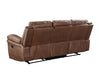 Ryland Sofa W/Dual Recliner- Brown