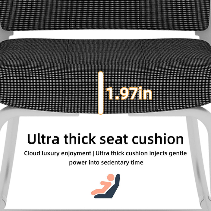 Minimalist Office Chair With Soft Backrest