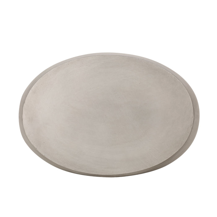 Outdoor Oval Shaped Side Table