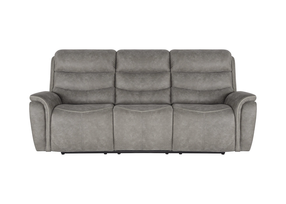 Kamari Sofa W/Dual Recliner-Gray