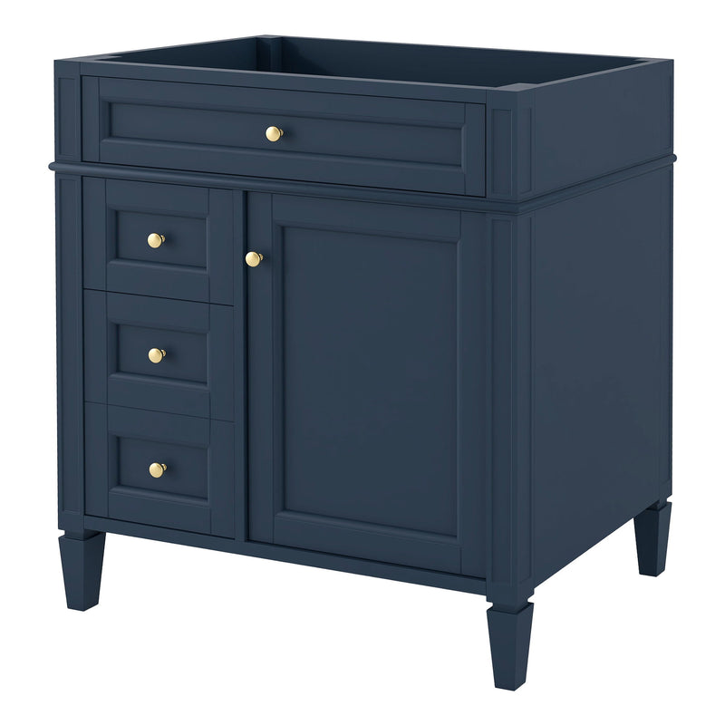 Bathroom Vanity With 2 Drawers And Tip-Out Drawer, Storage Cabinet